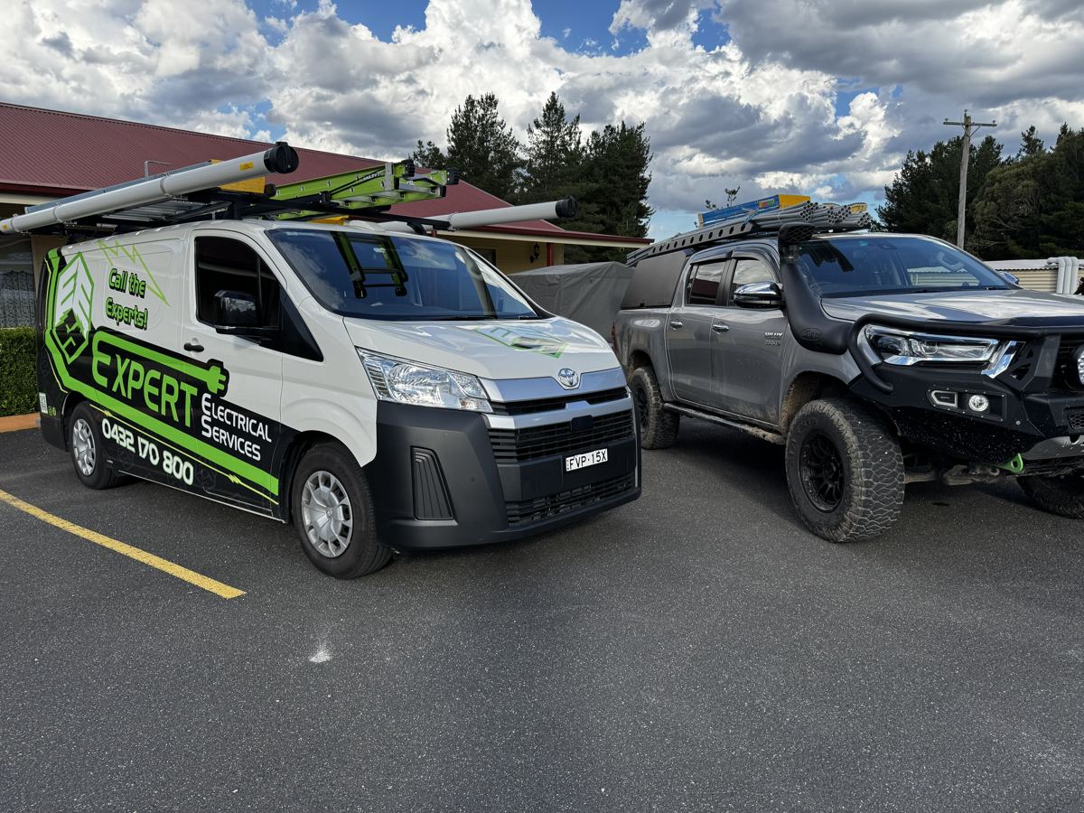Expert Electrical Services work vehicles